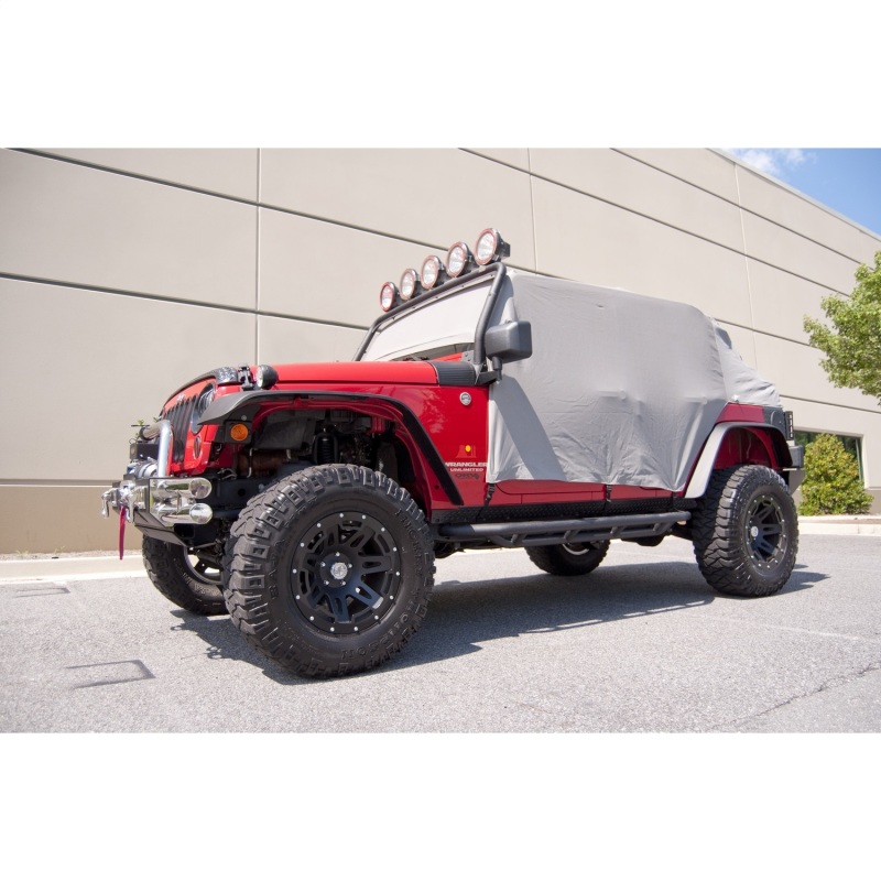 Rugged Ridge Cab Cover Gray 07-18 Jeep 4-Door Jeep Wrangler JK - 13318.09