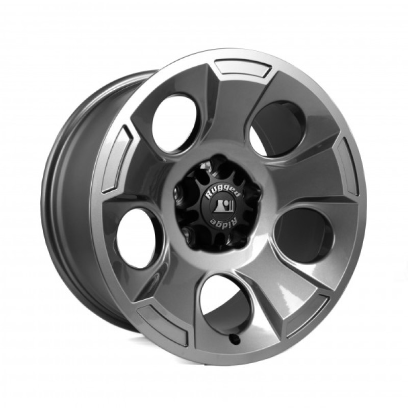 Rugged Ridge Drakon Wheel 17X9 Gun Metal 07-20 Jeep Wrangler JK/JL - 15302.30