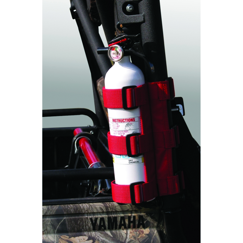 Rugged Ridge Fire Extinguisher Holder Red - 63305.20