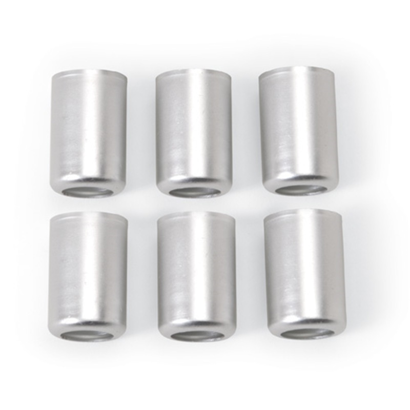 Russell Performance -8 AN Stainless Steel Crimp Collars (O.D. 0.700) (6 Per Pack) - 610372