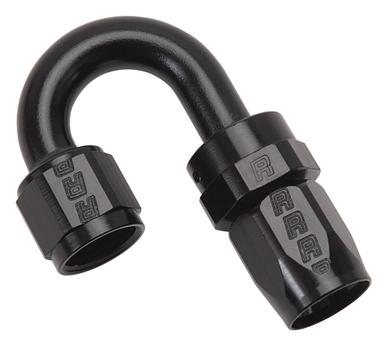 Russell Performance -10 AN Black 180 Degree Full Flow Swivel Hose End - 613525