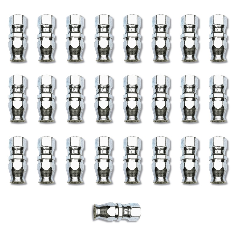 Russell Performance -10 AN Endura Pwerflex Power Steering Straight Hose Ends (25 pcs.) - 620509