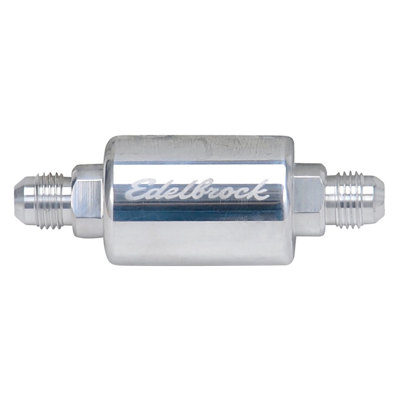 Russell Performance Polished Aluminum (3in Length 1-1/4in dia. -6 male inlet/outlet) - 650140