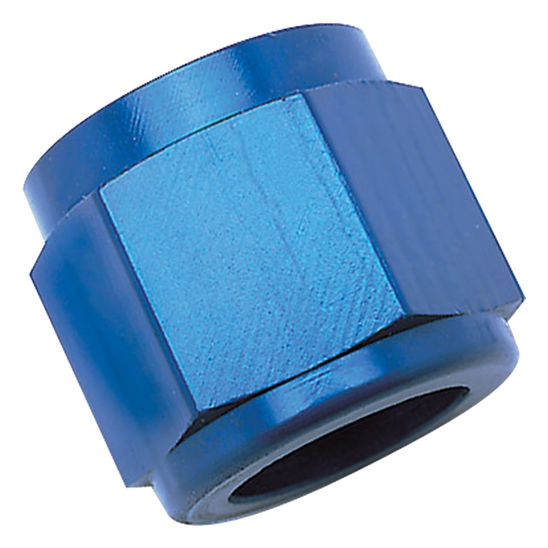 Russell Performance -10 AN Tube Nuts 5/8in dia. (Blue) (1 pc.) - 660590