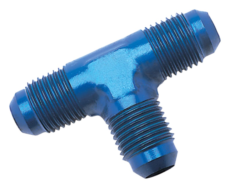 Russell Performance -4 AN Flare Tee Fitting (Blue) - 661000