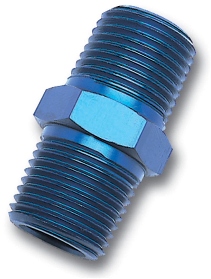 Russell Performance 1/8in Male Pipe Nipple (Blue) - 661500