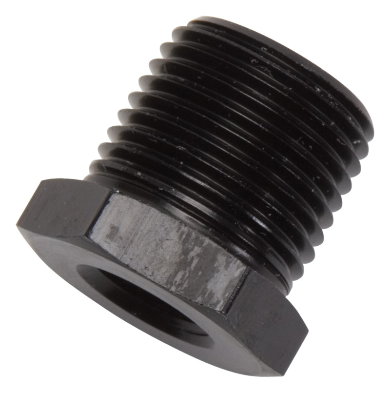 Russell Performance 1/2in Male to 3/8in Female Pipe Bushing Reducer (Black) - 661583