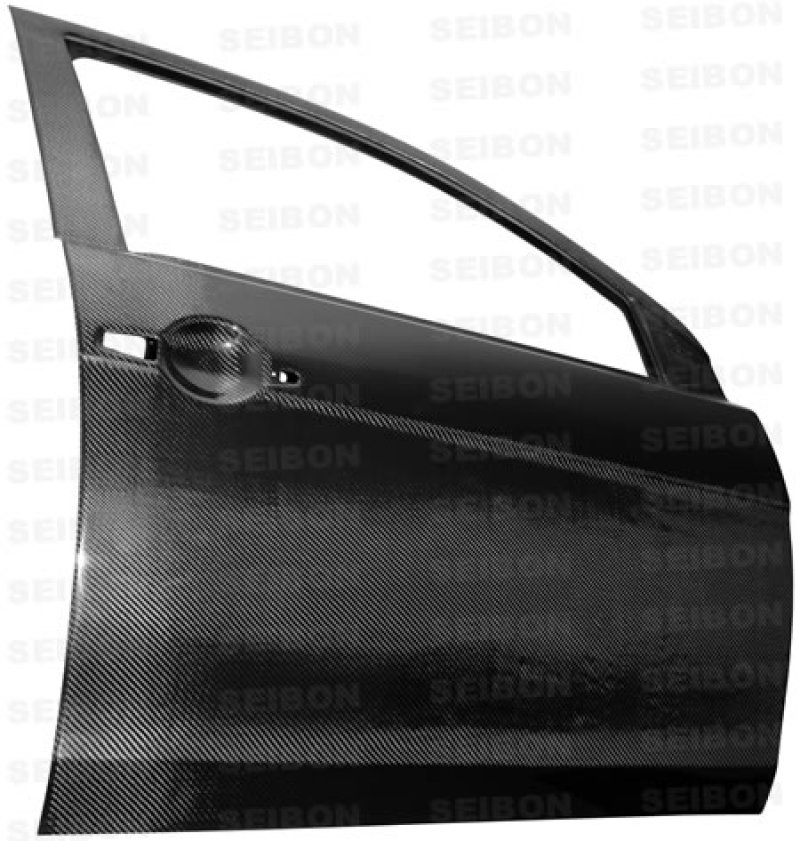 Seibon 08-09 Mitsubishi Evo X Carbon Fiber Front Doors - DD0809MITEVOX-F