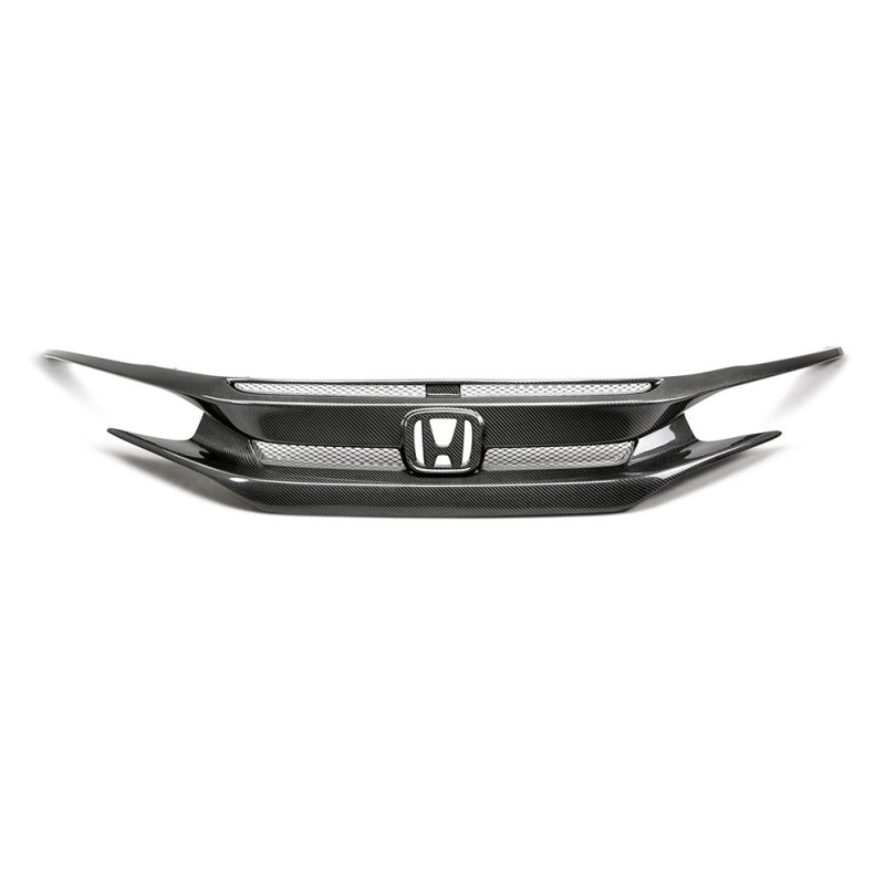 Seibon 16-18 Honda Civic OEM-Style Carbon Fiber Front Grill - FG16HDCV4D