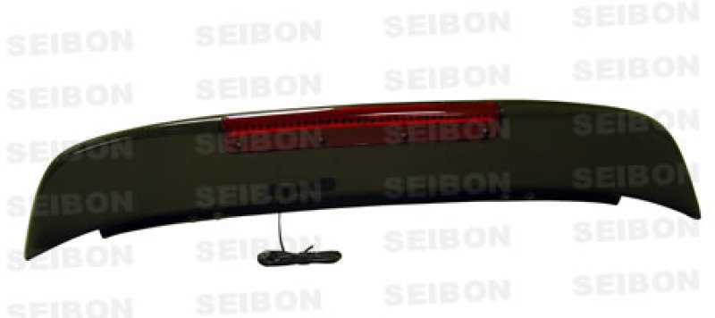 Seibon 92-95 Honda Civic HB SP Carbon Fiber Rear Spoiler w/LED - RS9295HDCVHB-SP-L