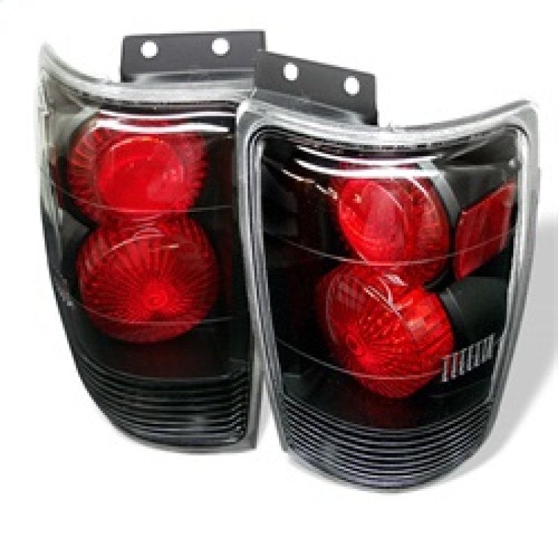 Spyder Ford Expedition 97-02 Euro Style Tail Lights Black ALT-YD-FE97-BK - 5002822