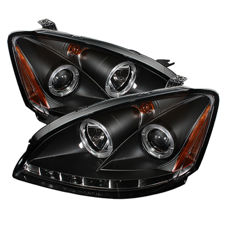 Spyder Nissan Altima 02-04 Projector Headlights Halogen Model- LED Halo LED Blk PRO-YD-NA02-HL-BK - 5008077