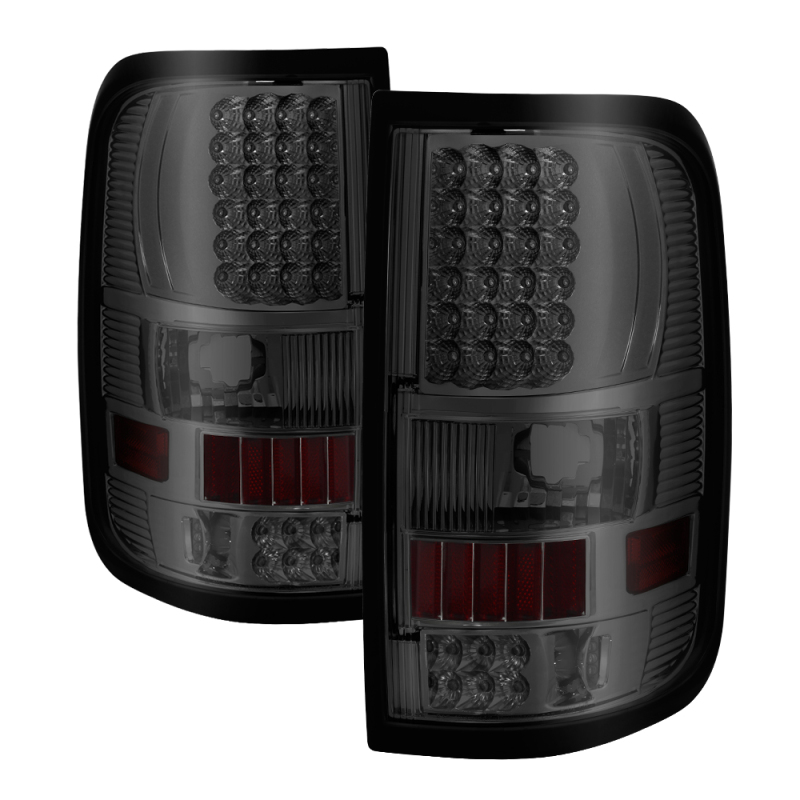 Xtune Ford F150 Styleside 04-08 (Not Fit Heritage & SVT) LED Tail Lights Smoke ALT-ON-FF15004-LED-SM - 5012920