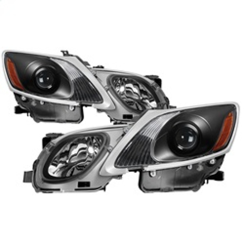 Xtune Lexus Gs 06-11 OE Projector Headlights (w/AFS. Hid Fit) Black PRO-JH-LGS06-AFS-AM-BK - 5075888