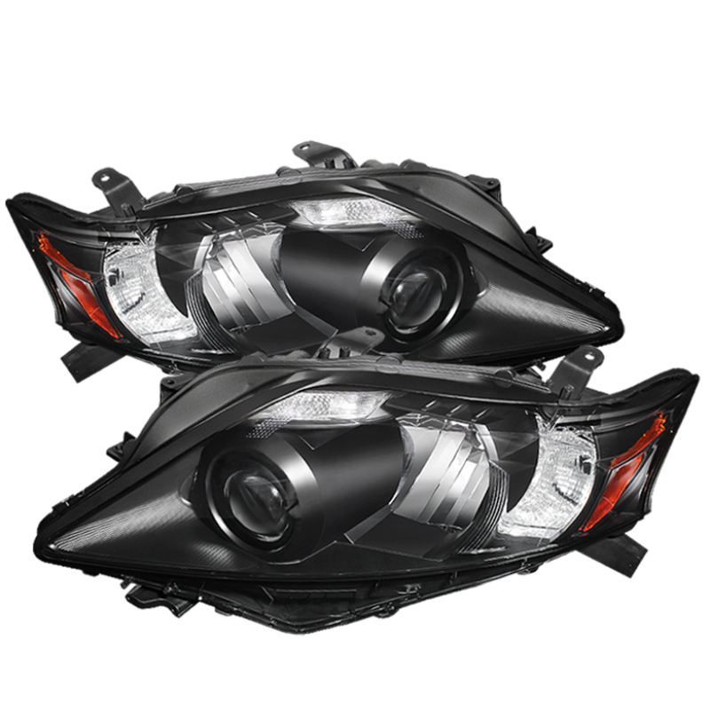 Xtune Lexus Rx 10-12 OE Projector Headlights (w/AFS. Hid Fit) Black PRO-JH-LRX10-AFS-AM-BK - 5075840