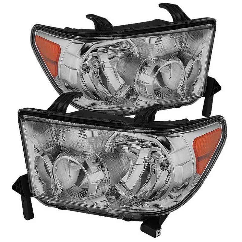 Xtune Toyota Tundra 07-13 OEM Style Headlights Chrome HD-JH-TTU07-AM-C - 5077110