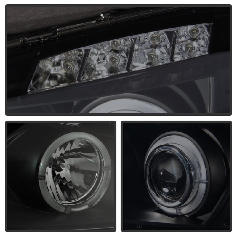 Spyder Pontiac Grand Prix 04-08 Projector Headlights LED Halo LED Blk Smke PRO-YD-PGP04-HL-BSM - 5078629