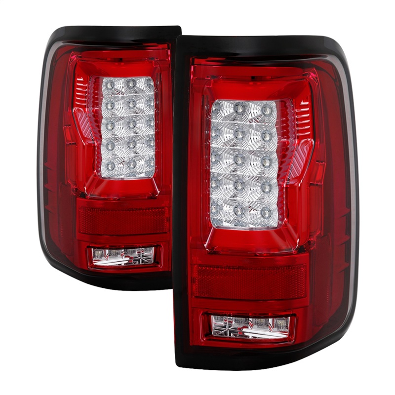 Spyder Ford F150 04-08 Styleside Tail Light V2 - LED - Red Clear ALT-YD-FF15004V2-LBLED-RC - 5084194