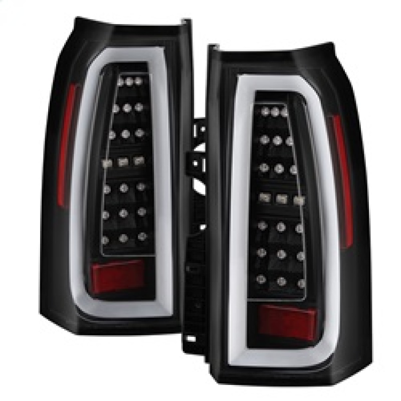 Spyder Chevy Tahoe / Suburban 15-17 Light Bar LED Tail Lights - Black (ALT-YD-CTA15-LED-BK) - 5084583