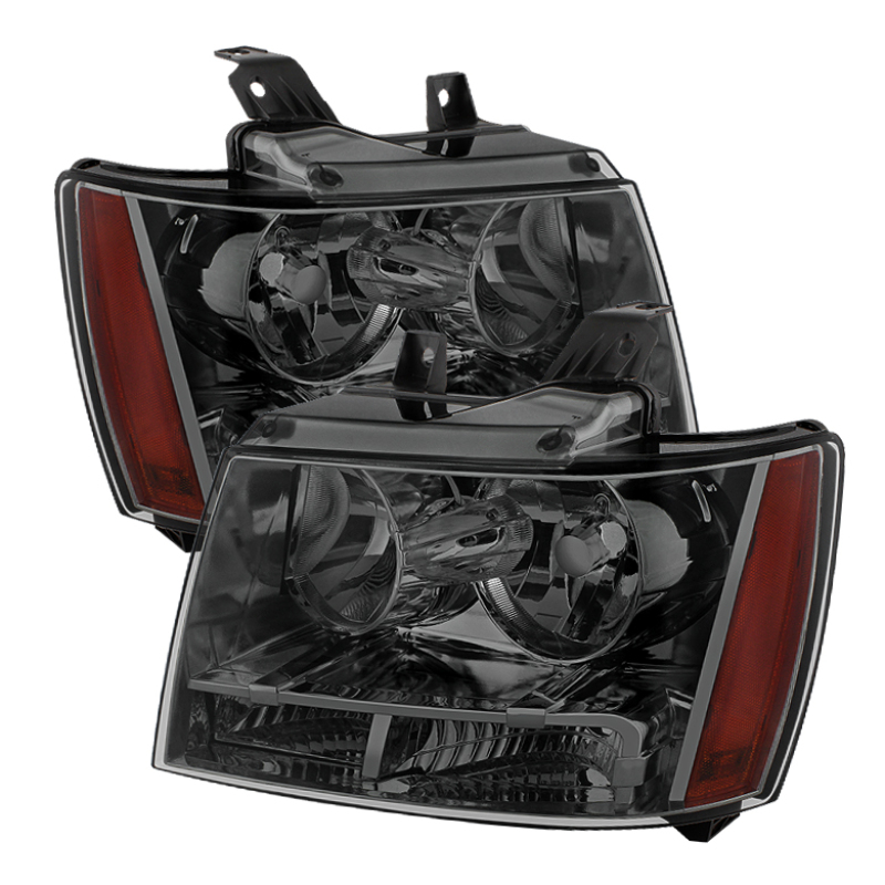 Xtune Chevy Suburban 1500/2500 07-14 Crystal Headlights Smoke HD-JH-CSUB07-AM-SM - 9022784