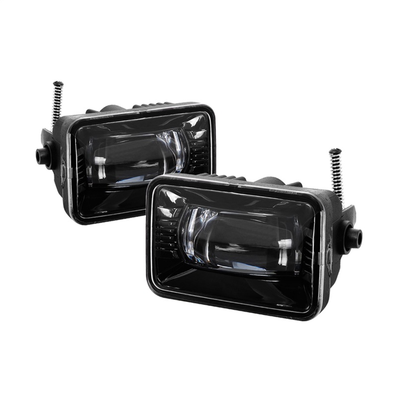 Spyder 15-18 Ford F-150 / 17-18 Ford F-250/F-350 Full LED Fog Lights - w/o Switch (FL-LED-PRO-4) - 9043277