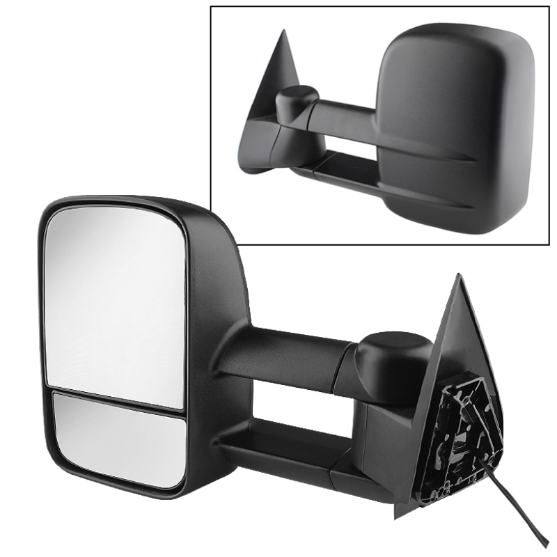 Xtune Chevy Silverado 03-06 Manual Extendable Power Heated Adjust Mirror Left MIR-CSIL03-PW-L - 9924934