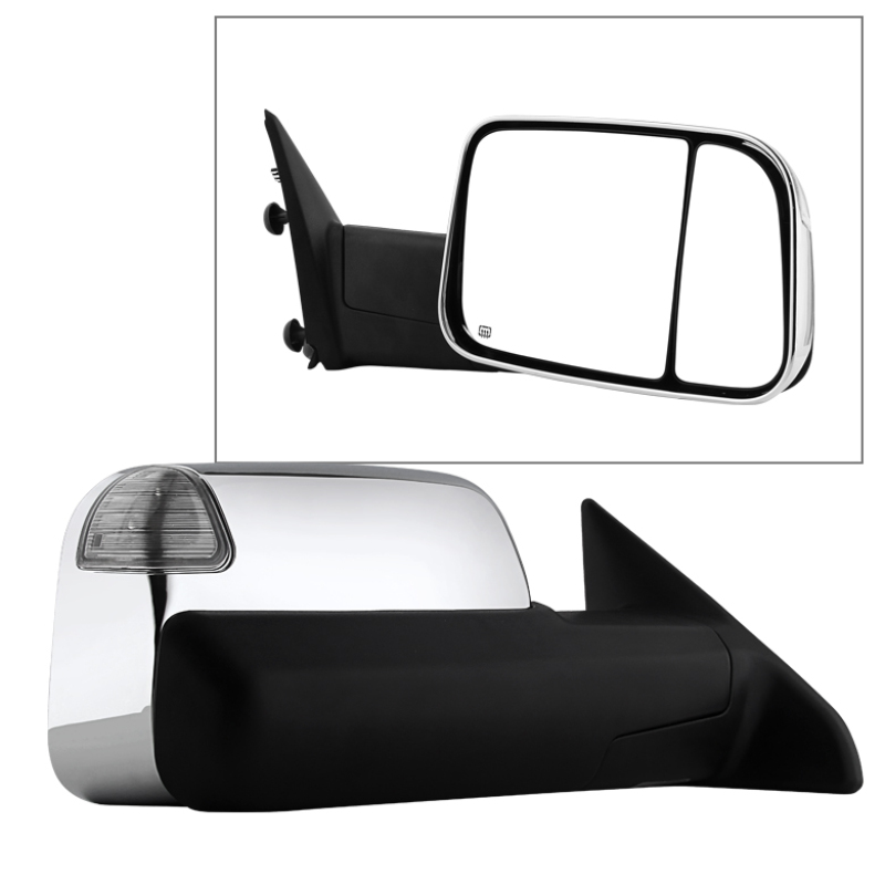 Xtune Dodge Ram 1500 09-12 Extendable Heated Adjust Mirror Chrome HoUSing Right MIR-DRAM10-PW-R - 9933172