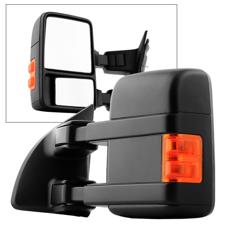 Xtune Ford Superduty 99-14 Manual Extendable Manual Adjust Mirror Left MIR-FDSD08S-MA-AM-L - 9933127