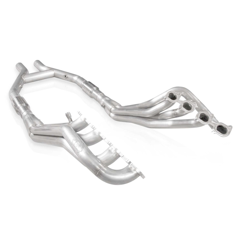 Stainless Works 2007-10 Shelby GT500 Headers 1-7/8in Primaries High-Flow Cats 3in H-Pipe - GT5HCATHP