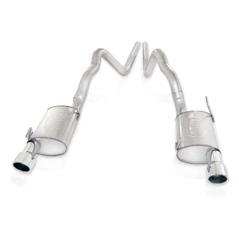 Stainless Works 2007-10 Shelby GT500 3in Catback X-Pipe S-Tube Mufflers - M08GTL