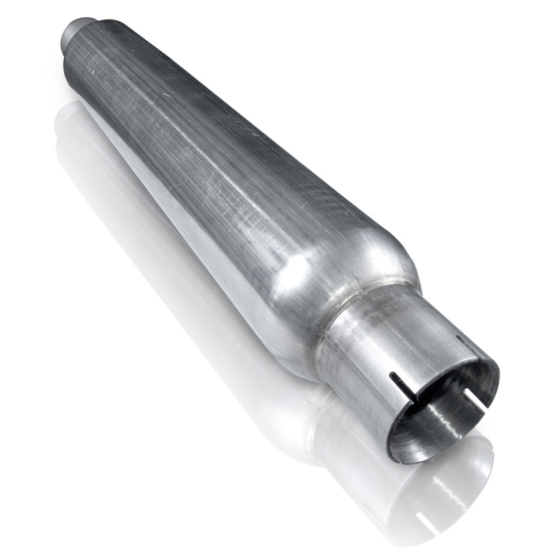 Stainless Works 2in SMOOTH TUBE MUFFLER (MILL FINISH) - ST2242