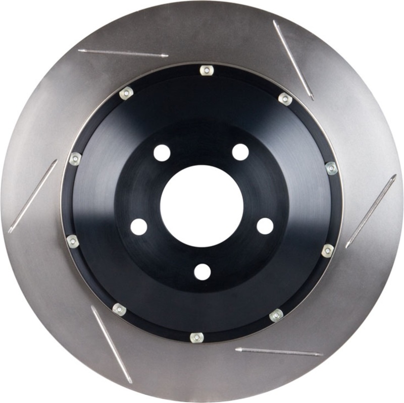StopTech 07-09 Audi RS4 Front Slotted Bare Iron 365x34mm Aero-Rotors Kit (Pair) - 81.113.9911