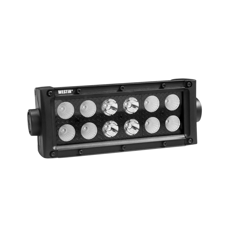 Westin B-FORCE LED Light Bar Double Row 6 inch Combo w/3W Cree - Black - 09-12212-12C