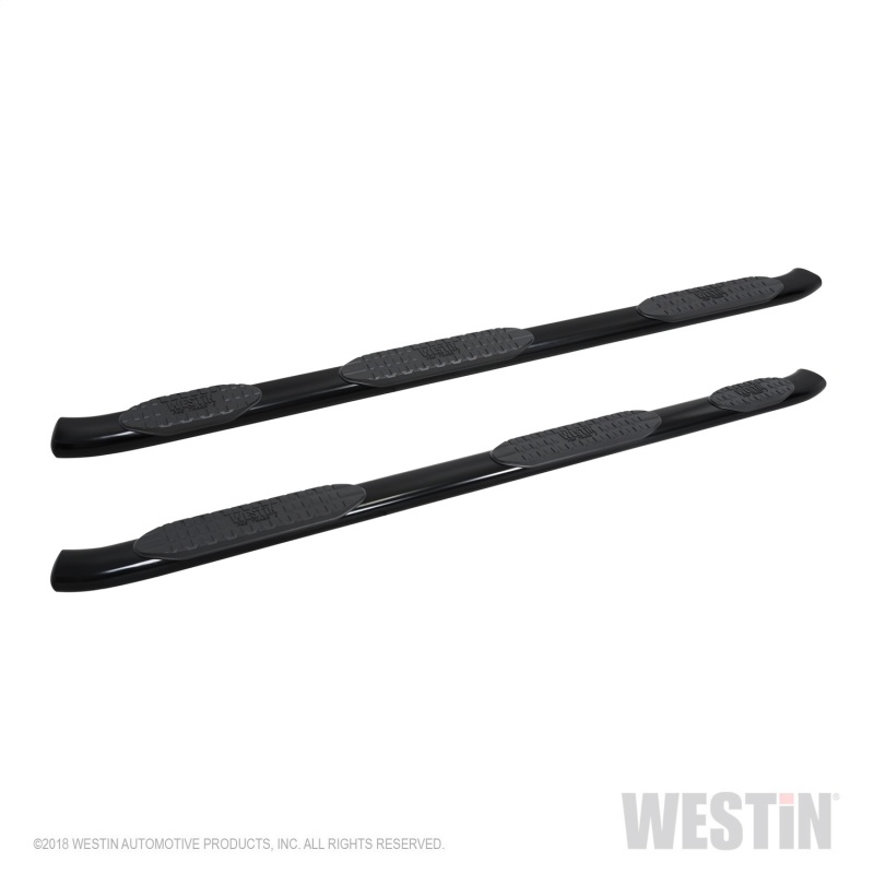 Westin 2019 Chevrolet Silverado/Sierra 1500 CC (5.5ft) PRO TRAXX 5 WTW Oval Nerf Step Bars - Black - 21-534685