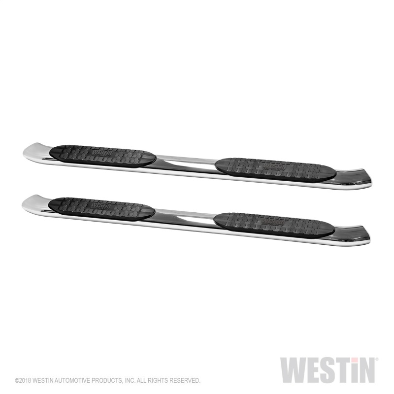 Westin 19-20 Ram 1500 Crew Cab PRO TRAXX 5 Oval Nerf Step Bars - Stainless Steel - 21-54080