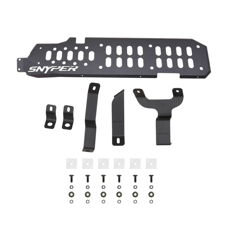 Westin/Snyper 07-17 Jeep Wrangler Unlimited Gas Tank Skid Plate - Textured Black - 42-21055