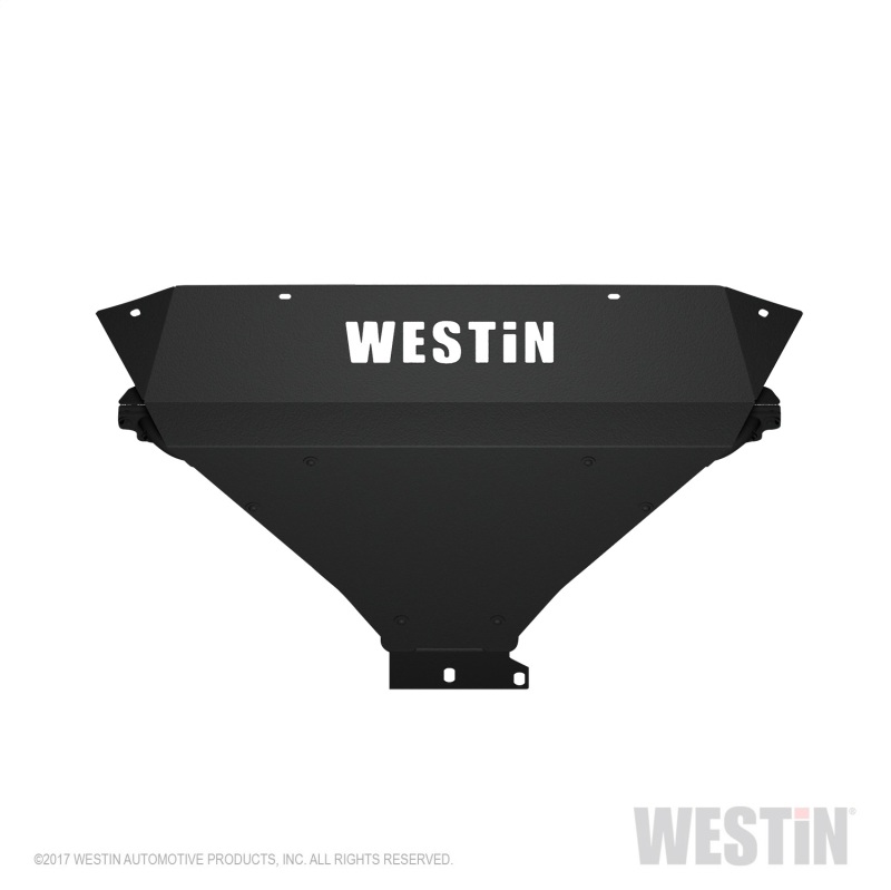 Westin 2014-2018 Chevy Silverado 1500 Outlaw Bumper Skid Plate - Textured Black - 58-71005