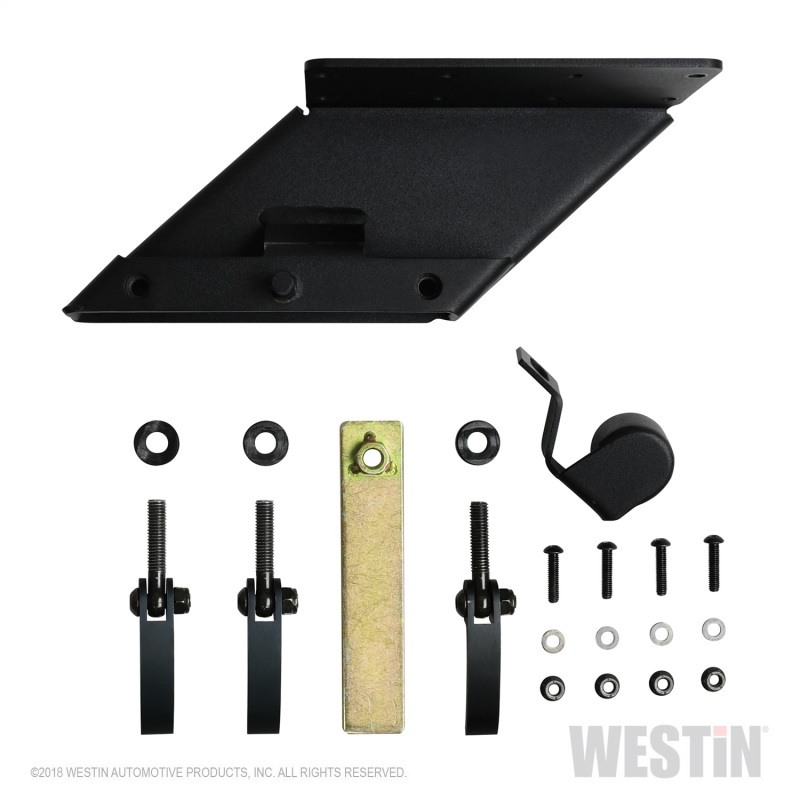 Westin 07-18 Jeep Wrangler JK WJ2 Off-Road Jack Mount - Textured Black - 59-89015