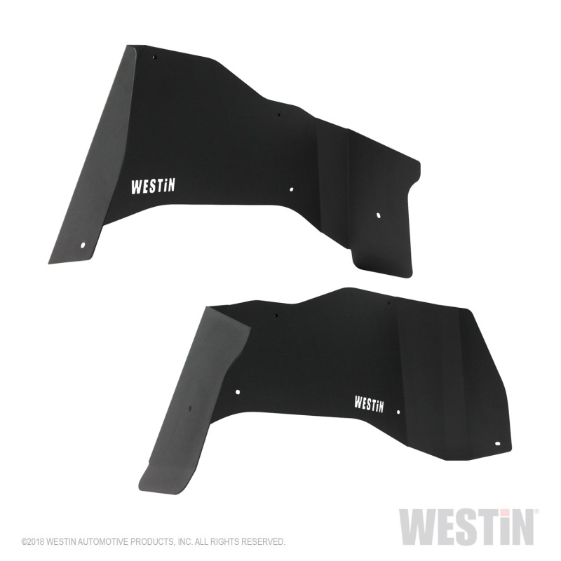 Westin 07-18 Jeep Wrangler JK Inner Fenders - Rear - Textured Black - 62-11015