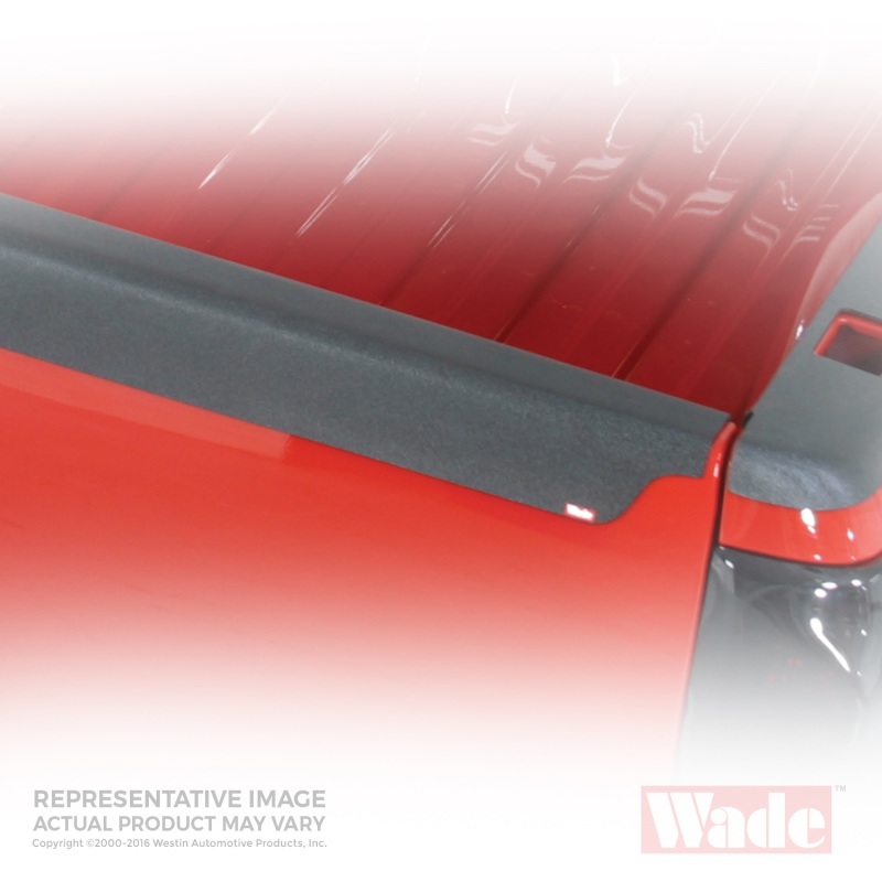 Westin 1999-2006 Chevy Silverado Sport Side (OE Tailgate Cap Repl) Wade Tailgate Cap - Black - 72-01164