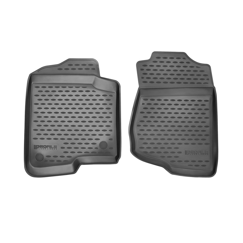 Westin 2009-2014 Ford F150 Super Cab Profile Floor Liners Front - Black - 74-12-21007