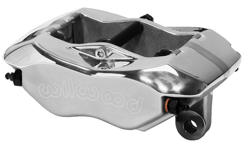 Wilwood Caliper-Forged Narrow Dynalite 3.50in Mount Polished 1.12in Pistons .38in Disc - 120-11577-P