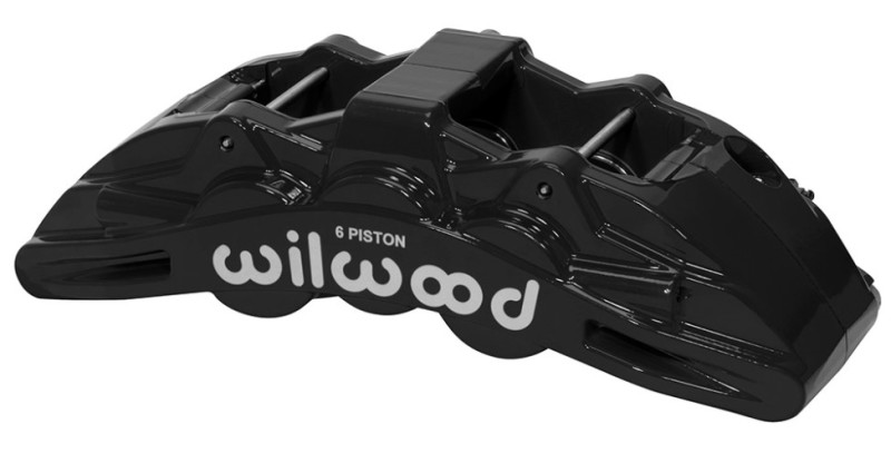 Wilwood Caliper Black SX6R 4.04in Piston 1.25in Disc - 120-14862-BK