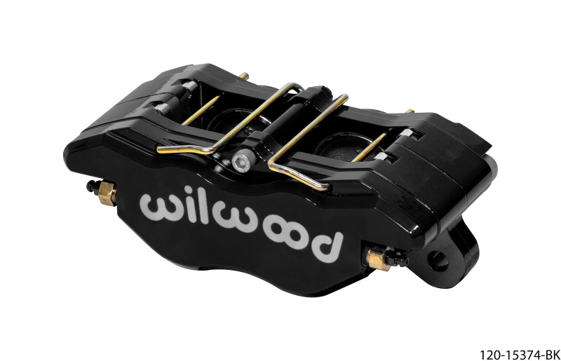 Wilwood Caliper - Off-Road Dynapro 5.25in Mount - 1.75/1.75in Pistons .38in Disc - Black - 120-15374-BK