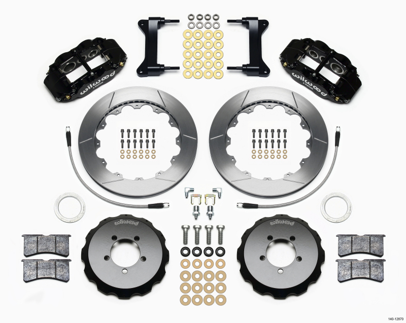 Wilwood Narrow Superlite 6R Front Hat Kit 12.88in 2012-Up Toyota / Scion FRS w/ Lines - 140-12870
