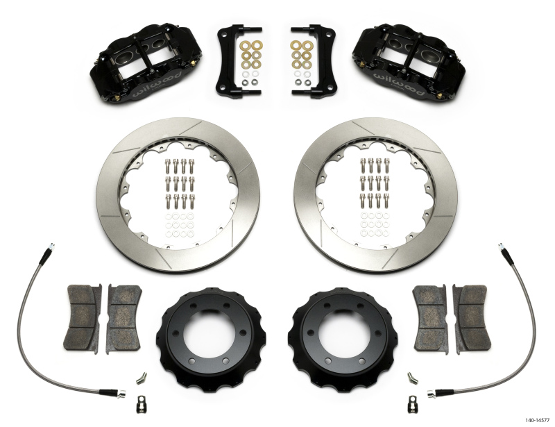Wilwood Narrow Superlite 6R Front Kit 12.88in Slotted Rotor w/ Lines 05-15 Toyota Tacoma - 140-14577