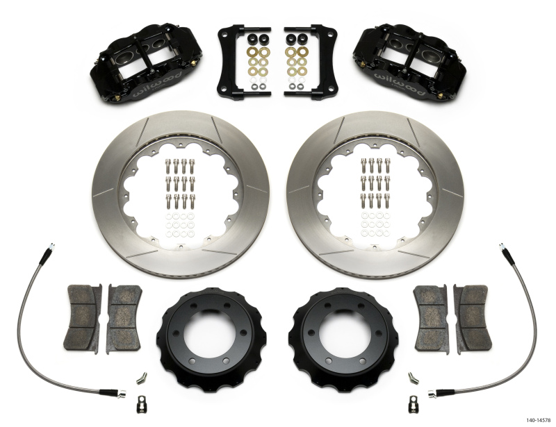 Wilwood Narrow Superlite 6R Front Kit 14in Slotted Rotor w/ Lines 05-15 Toyota Tacoma - 140-14578