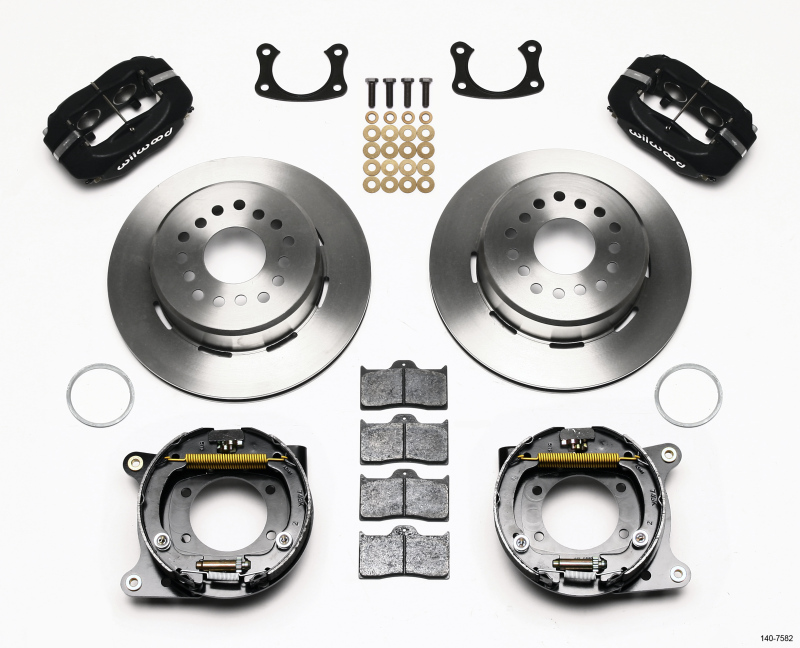 Wilwood Forged Dynalite P/S Park Brake Kit New Big Ford 2.36in Offset - 140-7582