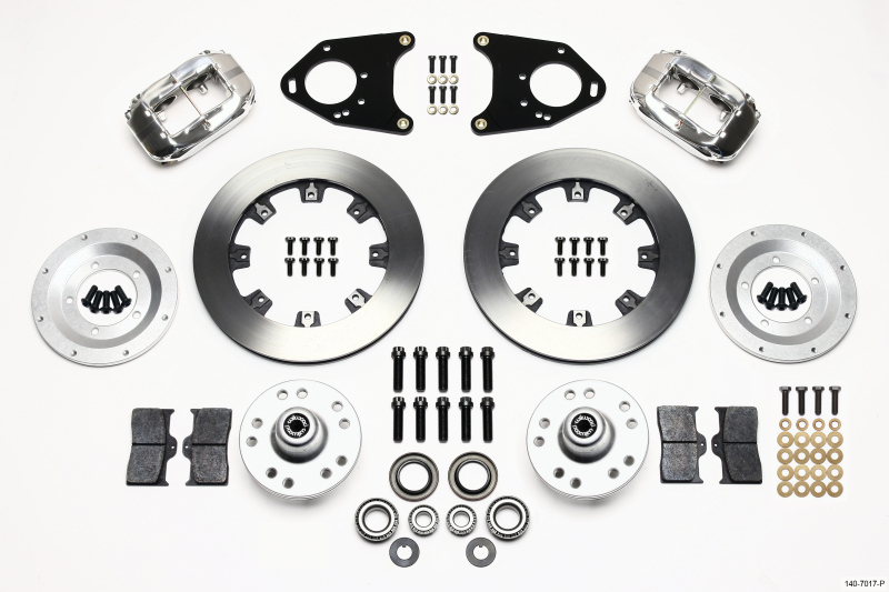 Wilwood Forged Dynalite Front Kit 12.19in Polished 71-80 Pinto/Mustang II Disc & Drum - 140-7017-P