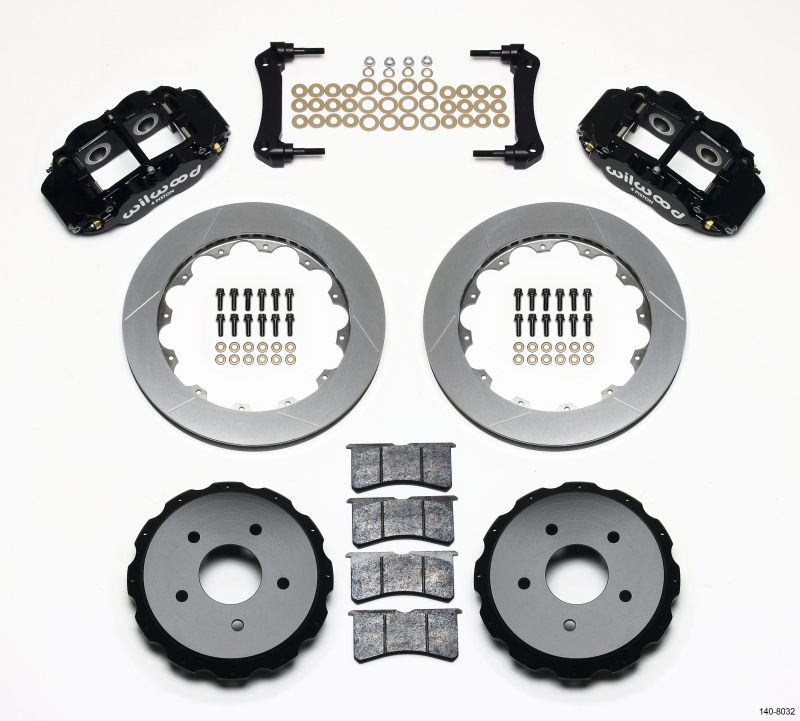 Wilwood Narrow Superlite 4R Rear Kit 12.88in 97-04 Corvette C5/Z06 - 140-8032